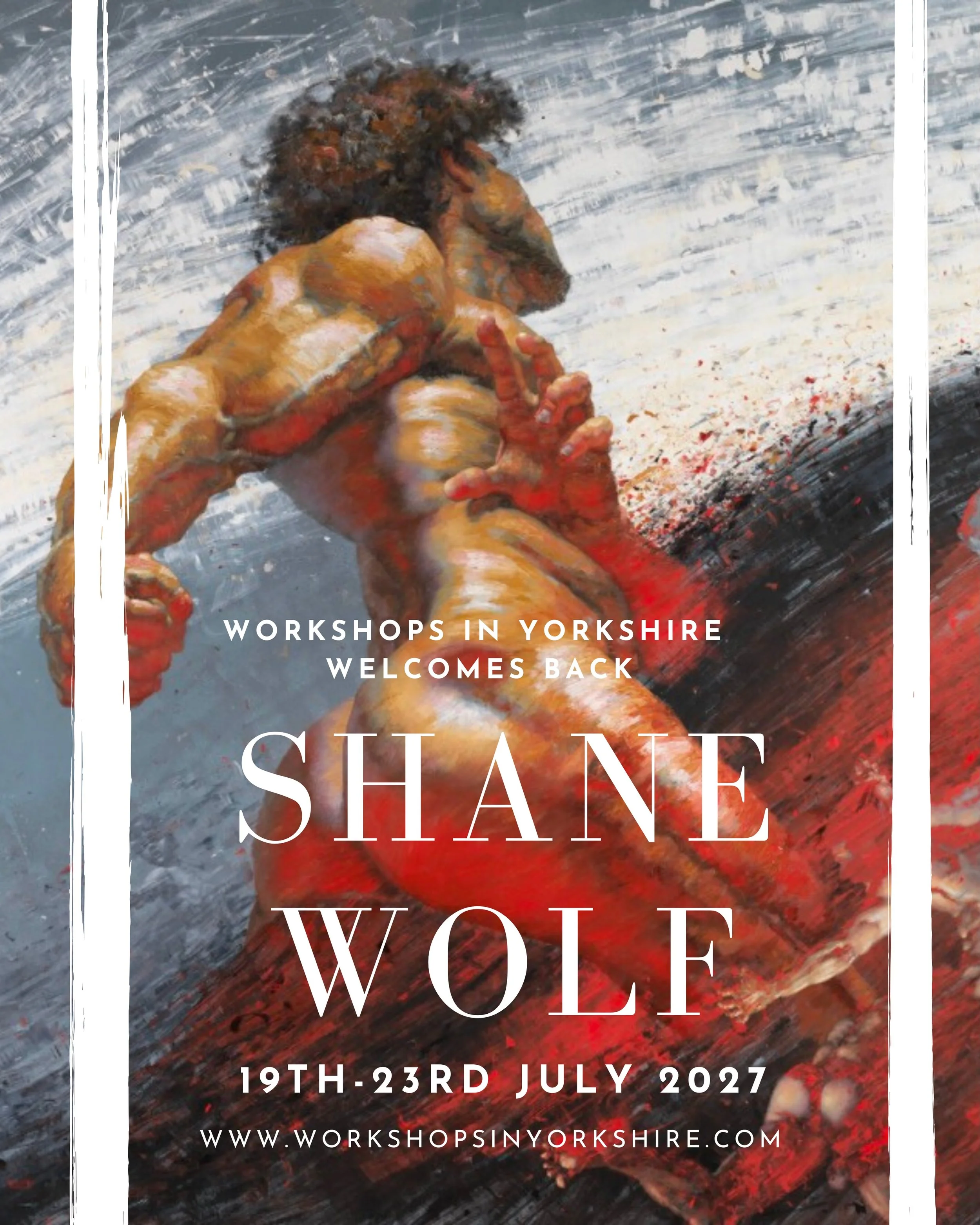 🐺 THE WOLF IS BACK 🐺 

Coming back for a third time, it&rsquo;s our good friend @shane.wolf.artist - this time teaching only in paint. We will work from incredible life models throughout the 5 days. The last two workshops sold out (of course!). 

?