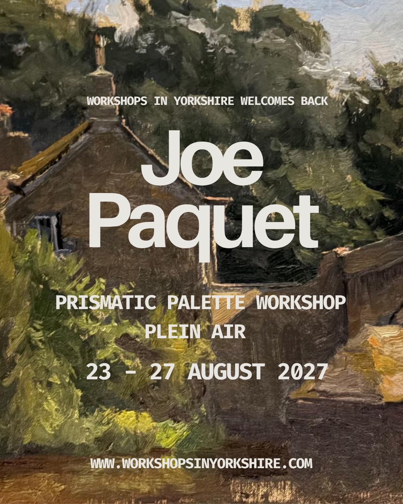 The one and only @paquetjoe is coming back for 2027! 

We will be heading out into the Yorkshire Dales again&hellip; and I can&rsquo;t promise that Joe&rsquo;s Yorkshire Tourette&rsquo;s won&rsquo;t come out! 😅

🚨 This workshop is already over half