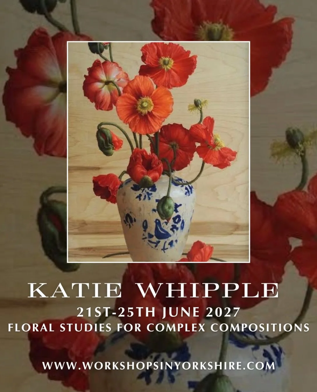 🌻 The Flower Queen is BACK! LET&rsquo;S GO!👸 

🚨 &amp;&hellip; we are over HALF FULL! 🚨 

We are so excited to welcome the fantastic @katiegwhipple back to Yorkshire next Summer. 💕

A classically trained painter, Katie has become internationally