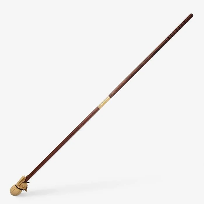 Handover : 2 Piece Wooden Mahl Stick with Ball and Leather