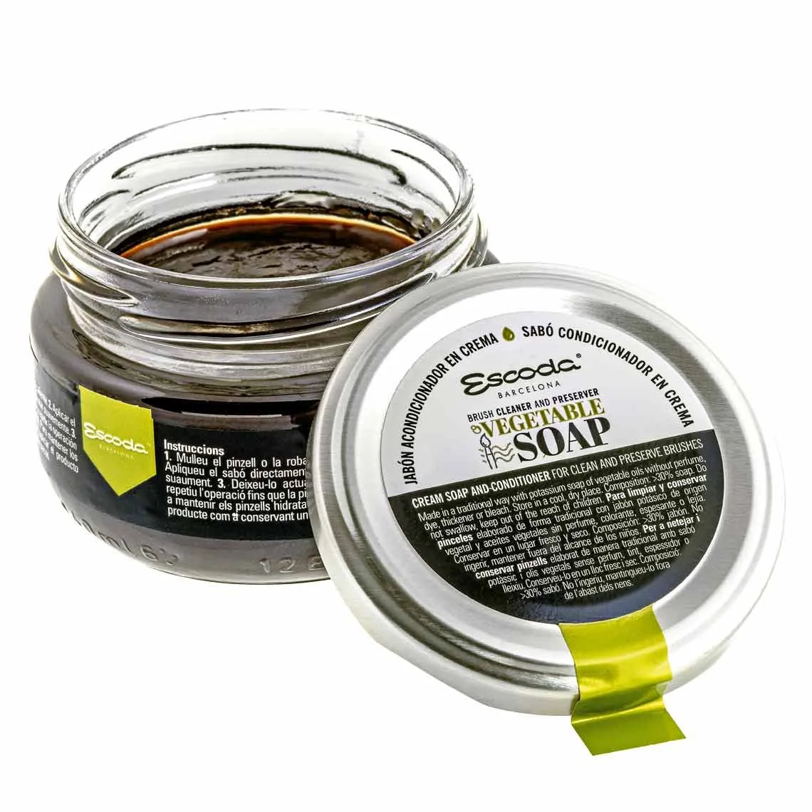 Escoda Vegetable Cream Brush Soap and Conditioner - 100g