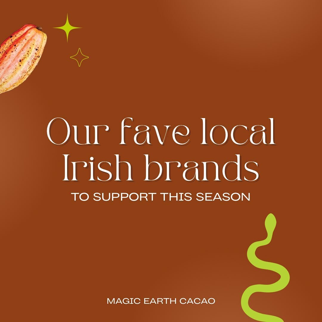 As an Irish-born brand we love supporting local. There's so much talent and ❤️ in the Irish community!

@grown_clothing 
@aoife_ireland 
@bekindincense 
@thecrateflowers 
@ochre.candle 
@merleogradystudio 
@seoidinjewellery
@weareskyfolk 
@kiki_na_ar