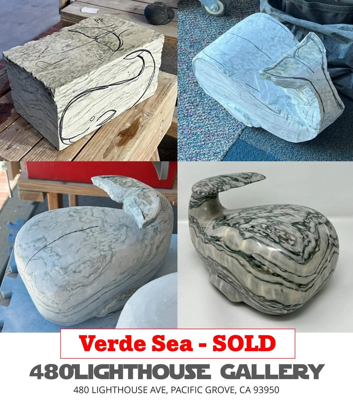 Verde Sea sold at the 480 Lighthouse Gallery