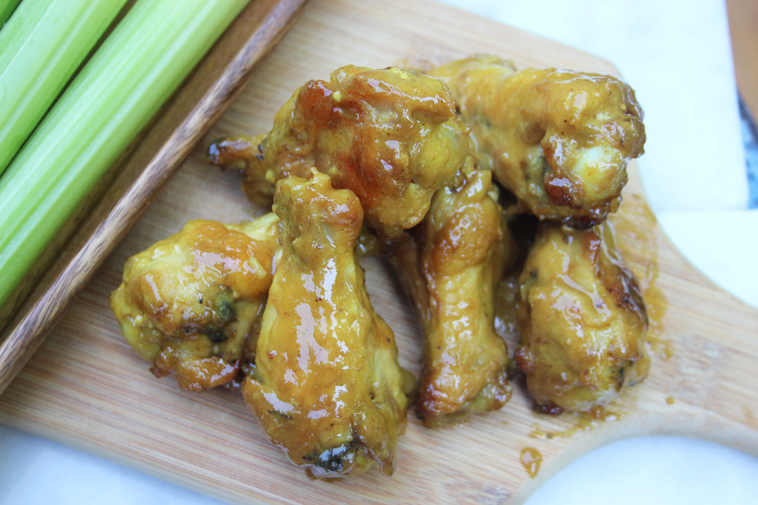 Maple Glazed Chicken Wings