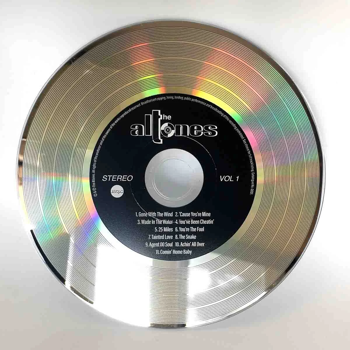 Vinyl effect CD print
