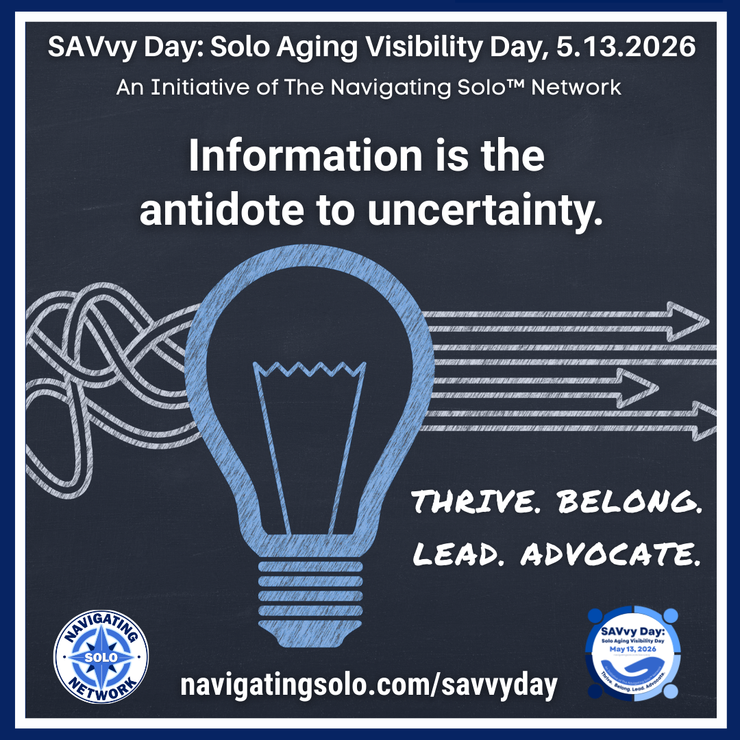 Information is the antidote to uncertainty.