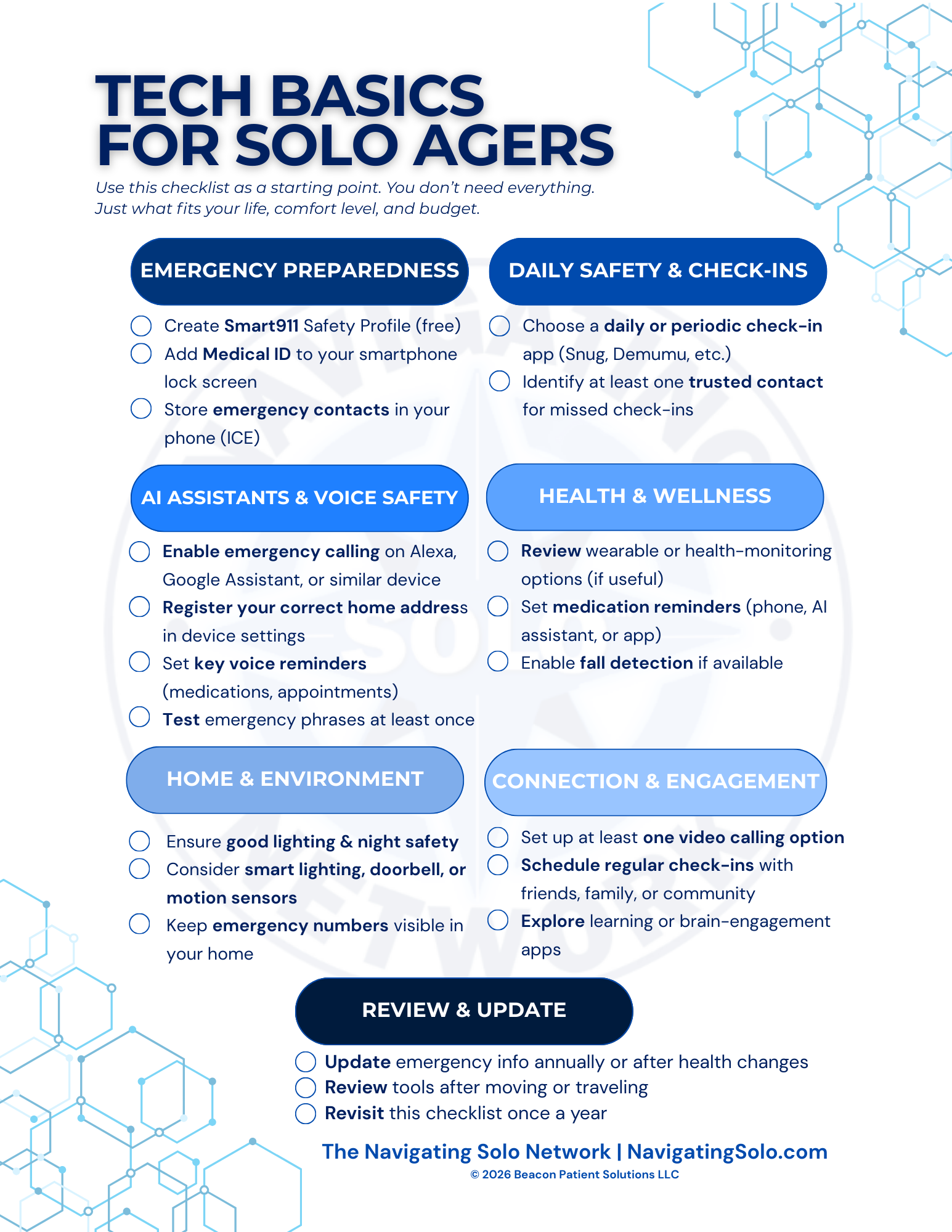 Tech Basics For Solo Agers