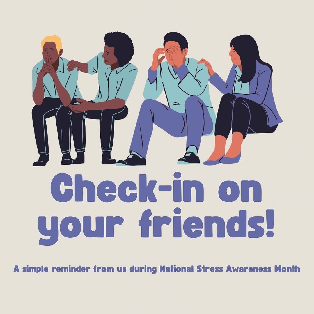 Hey everyone! April is National Stress Awareness Month, a reminder to take care of ourselves and each other. 🌿💕 Reach out to a friend today and check in. A simple message can make a big difference! #StressAwareness #CheckOnYourFriends #selfcare #me