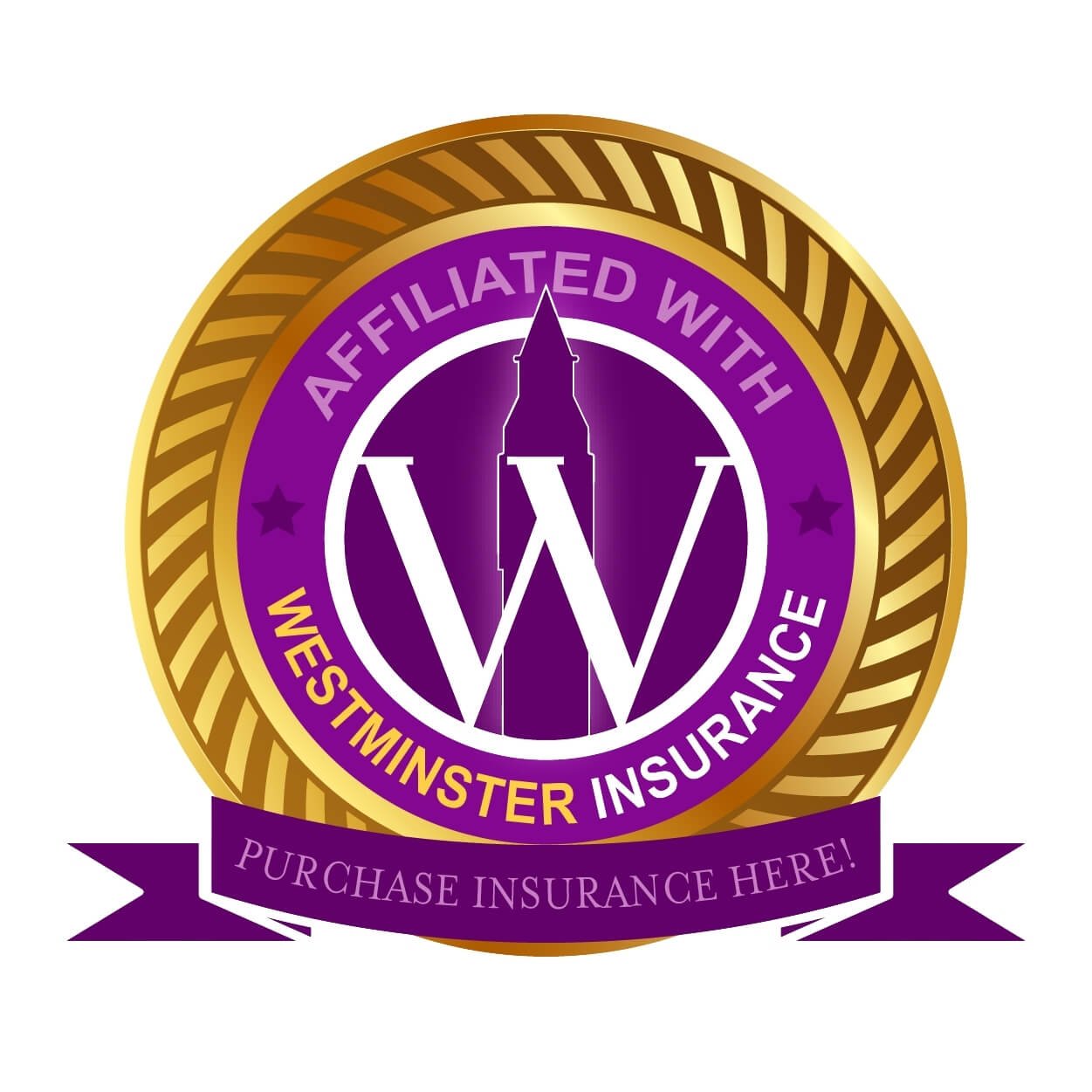 Logo of Westminster Insurance showing that we are an affiliated member. Our Sound Therapy Practitioner is CMA accredited and therefore fully insurable.