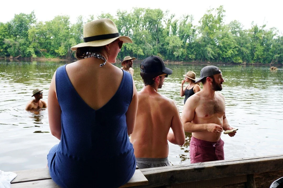 &quot;What makes a river so restful to people is that it doesn't have any doubt it is sure to get where it is going, and it doesn't want to go anywhere else.&quot;

- Hal Boyle.

#ontheriver #jamesriver #batteau #riverpeople #riverrats #rivertime #ri