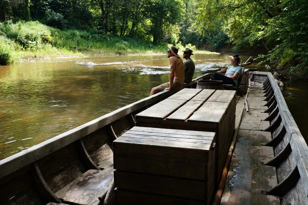 Don't mind us soaking up the Virginia summer!

#ontheriver #jamesriver #batteau #riverboat #oldtimey #virginiasummer #rivertour #rivercruise #riverguide #takemetotheriver #riverrat #scottsvilleva #charlottesvilleva #charlottesville #loveva #visitva #