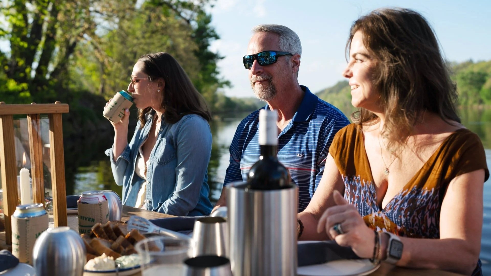 Riverside Gathering by the James River