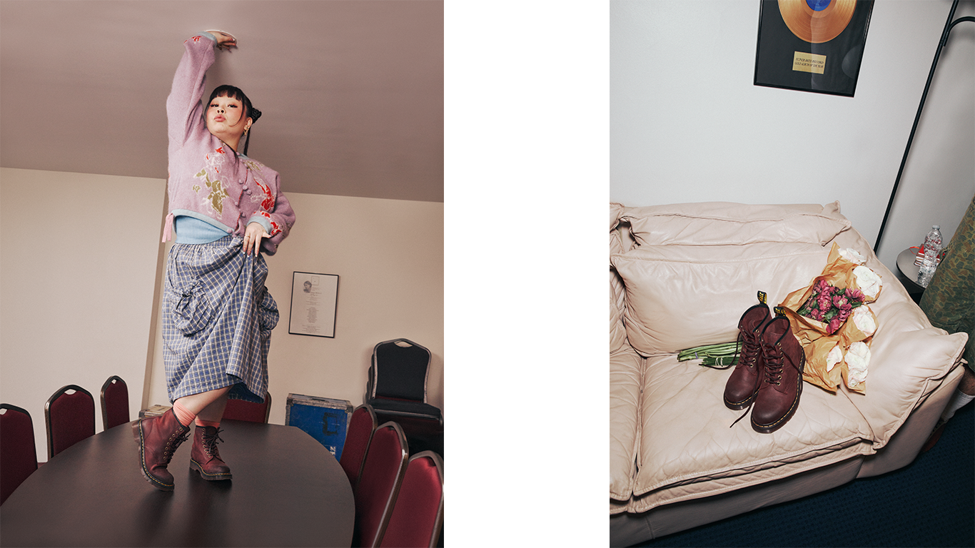 Naomi Watanabe for Dr Martens 'With Bouncing Soles' A/W26
