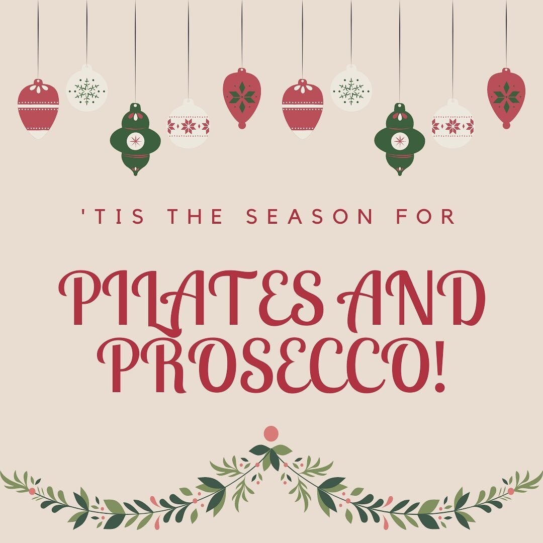 This is happening!! 🎄🥂

When: 4th December 
Time: 2:30pm-4:30pm
Format: All Mat based with small props! Led by Angus and Liv!

Start with Angus in an energising strength based class💪
Mini break with energy balls 🍬
Wind down with a dreamy Restore 