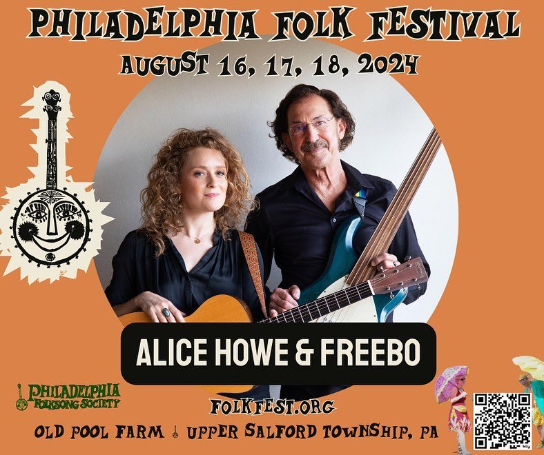 I&rsquo;m so happy to announce that @freebomusic and I are playing the iconic Philadelphia Folk Festival this August!

Thank you to the @phillyfolkfest @philadelphiafolkfestival and @folksongsociety ❤️ Can&rsquo;t wait to get down on the farm!

Looki