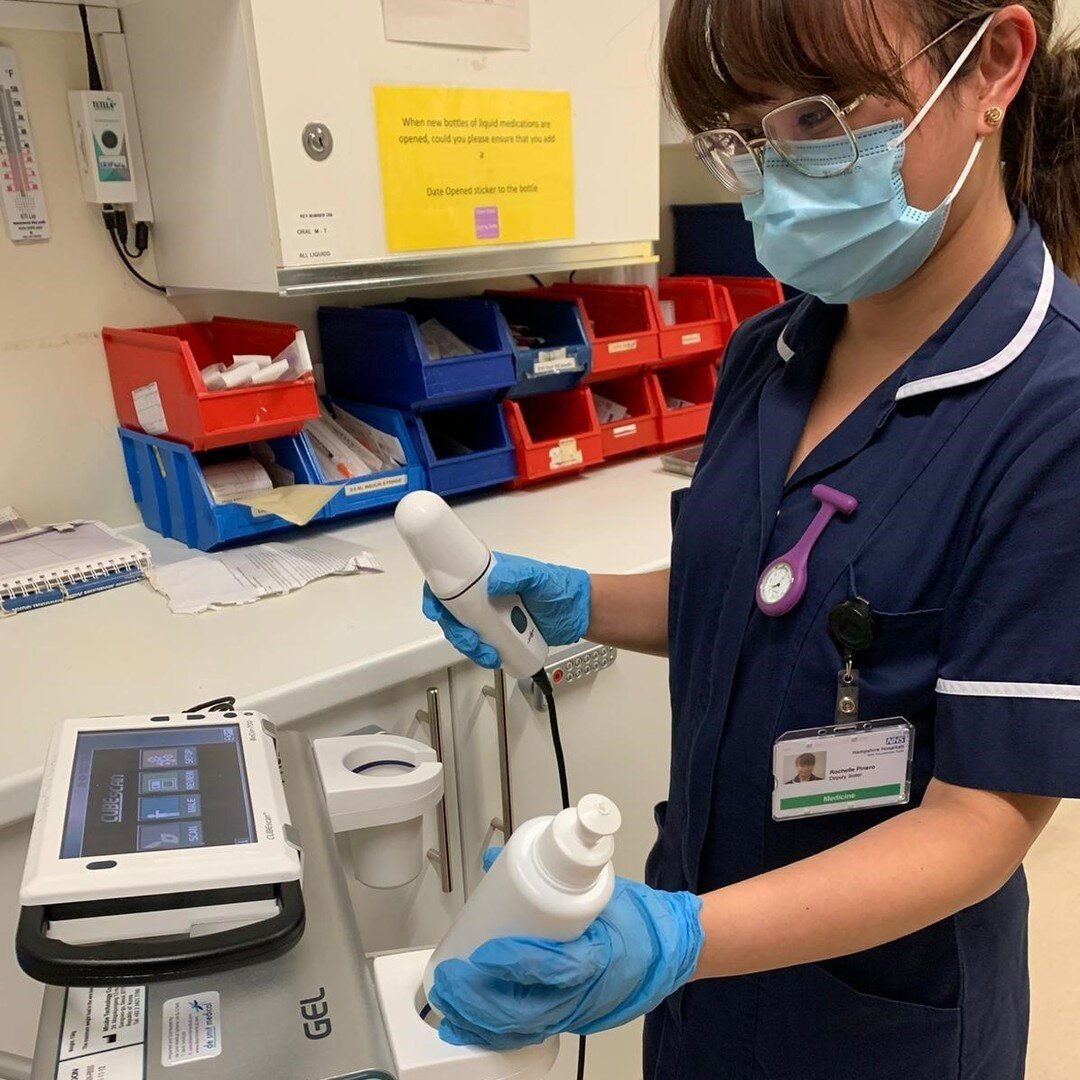 New bladder scanner for our stroke unit purchased!🏥

Thanks to your generosity, we were able to purchase a brand new bladder scanner for our Twyford ward at the Royal Hampshire County Hospital in #Winchester, helping to improve timeliness.

💙Want t