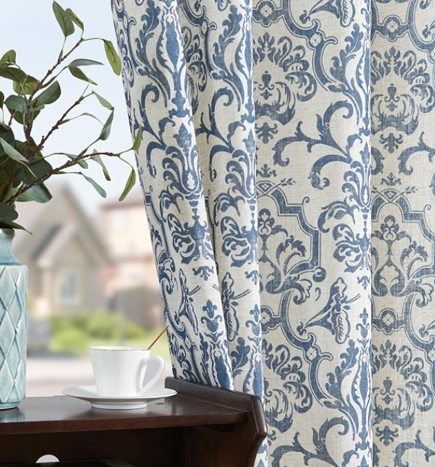 Damask Linen Curtain