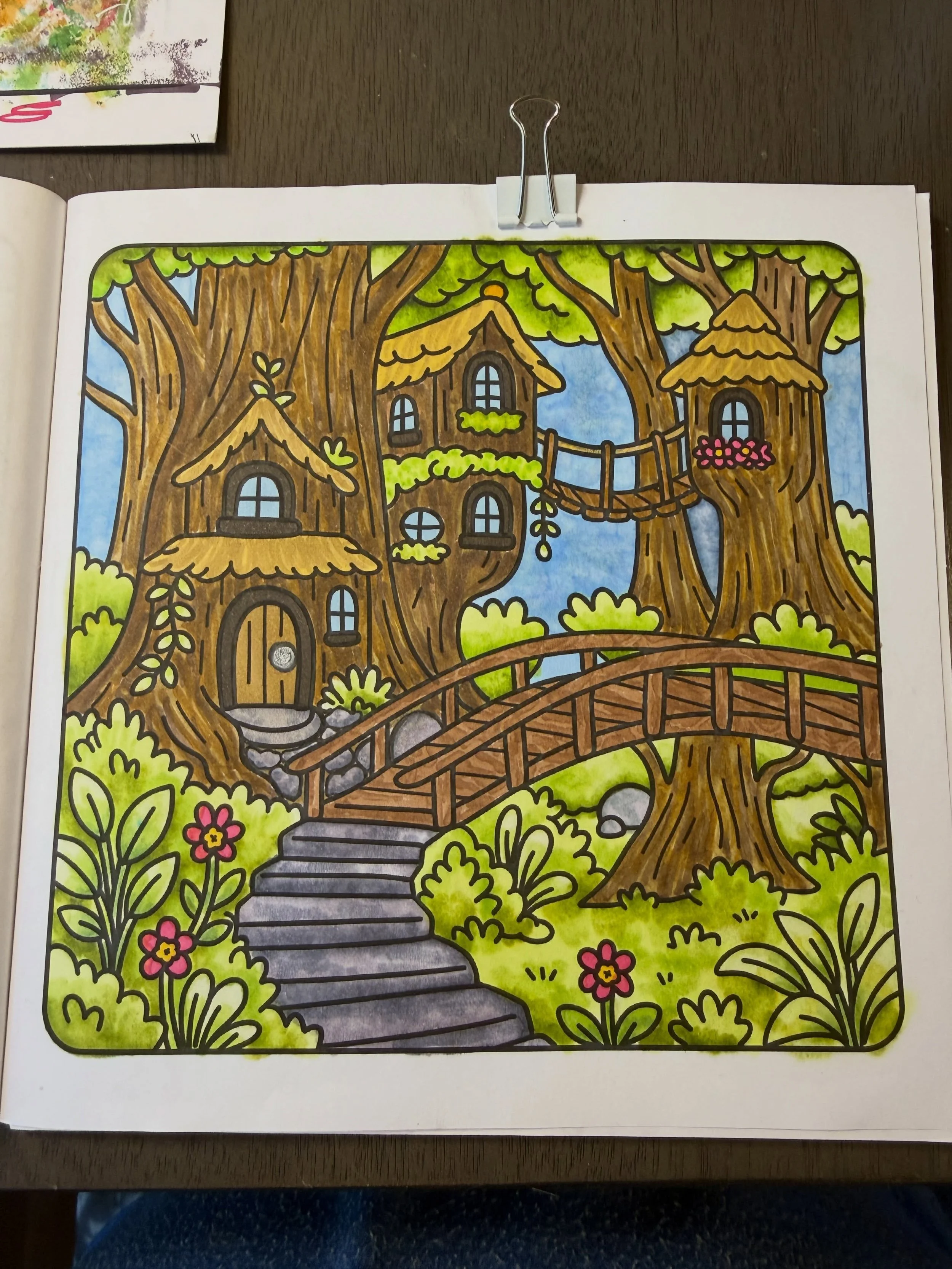 Latest coloring page from the @codymeetsworldstudio coloring book I am getting closer to finishing the book!!