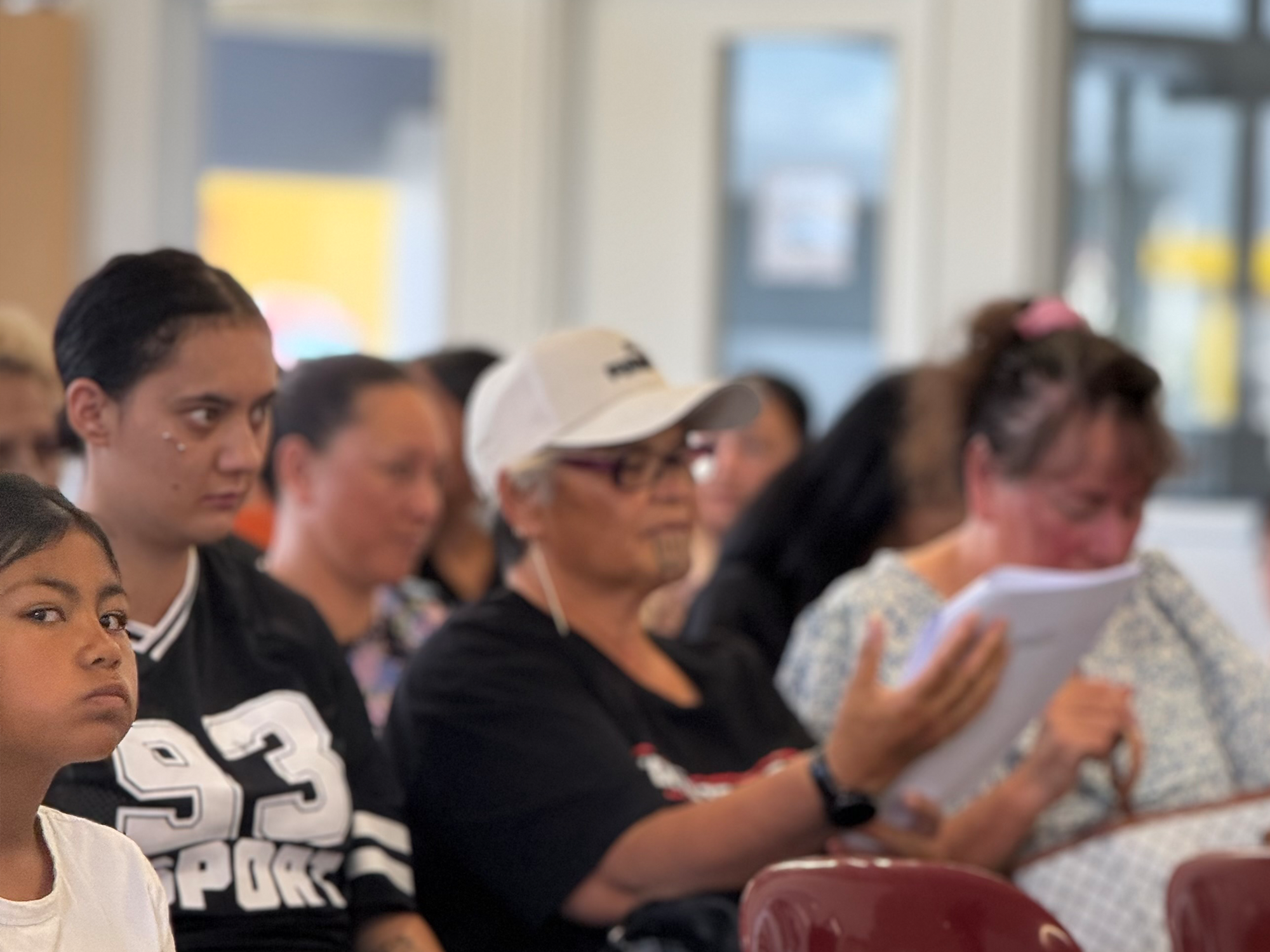 SGM: A special thank you to our whānau. 