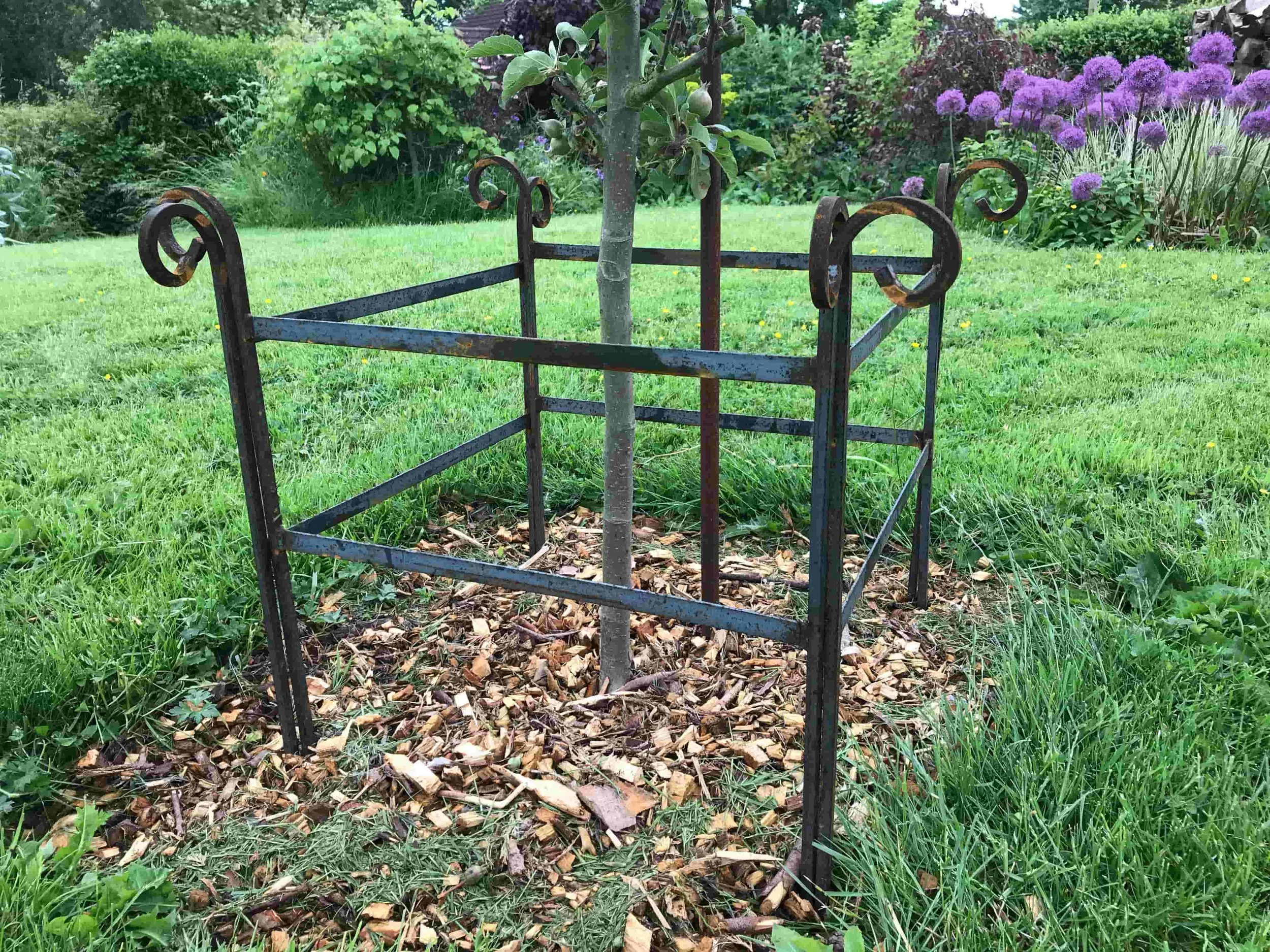 Hurdles around a tree