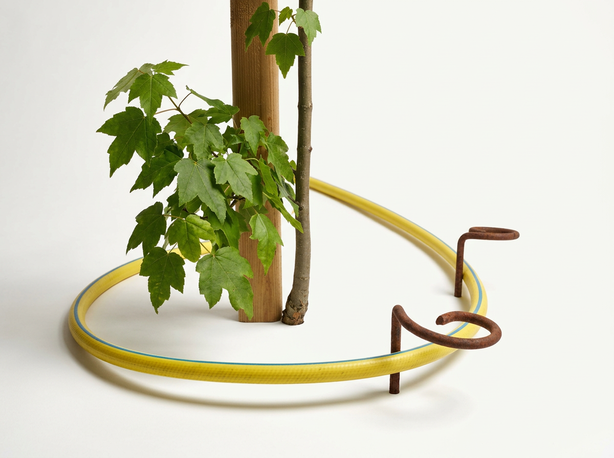 Garden Hose Pipe Guides set of 3