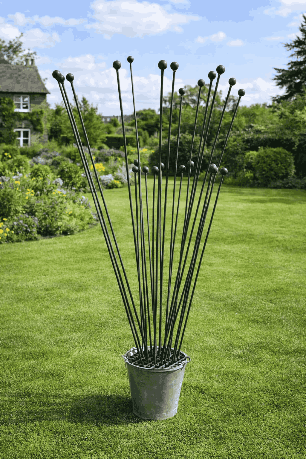 Solid Steel Garden Plant Canes