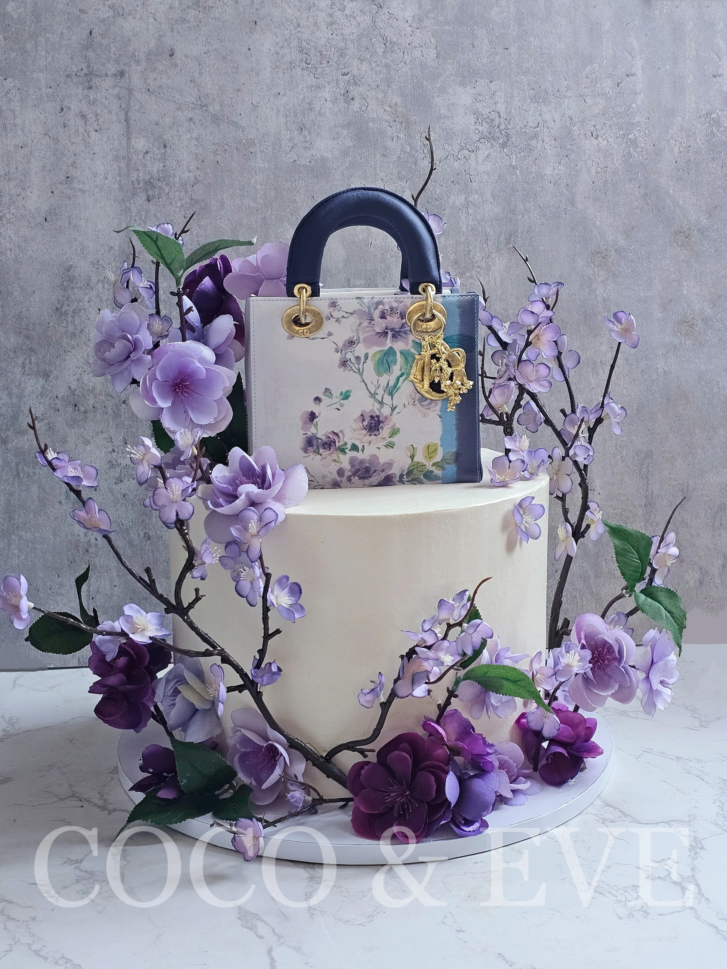 Dior purse purple cake.jpg