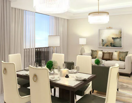 THE THREE BEDROOM APT