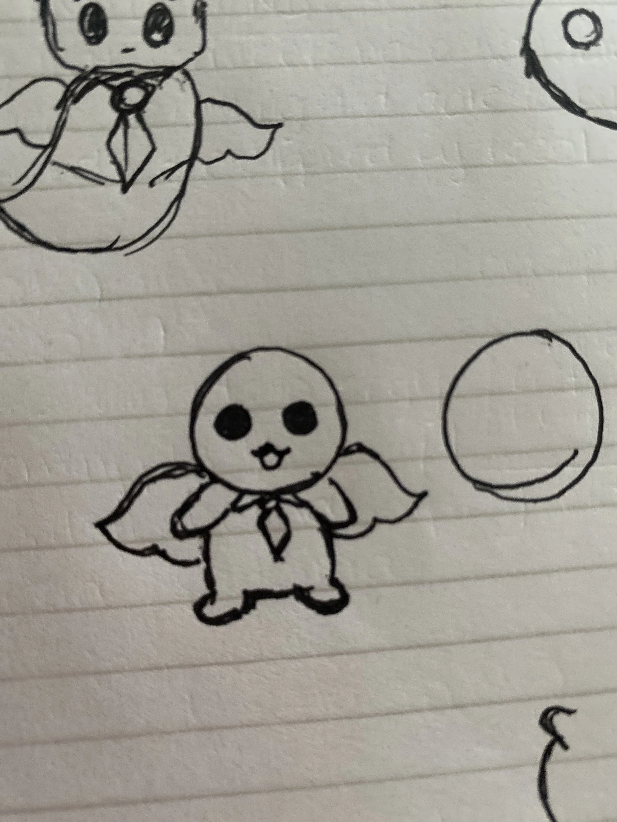 brainstorming what the spirit guide would look like