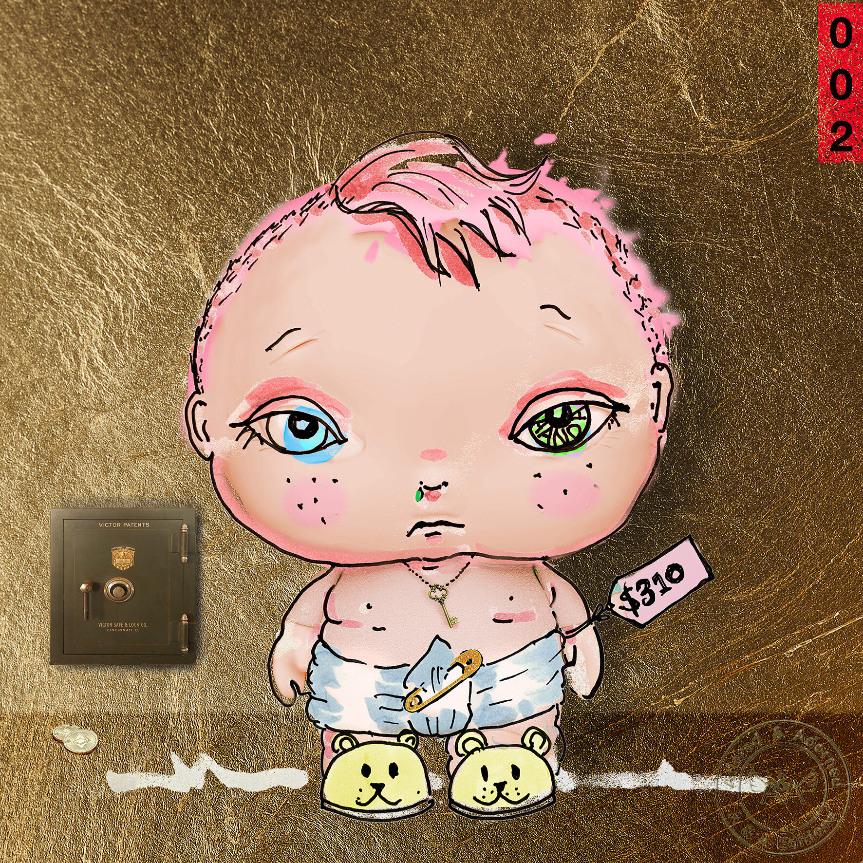 'Minted' - Red 2