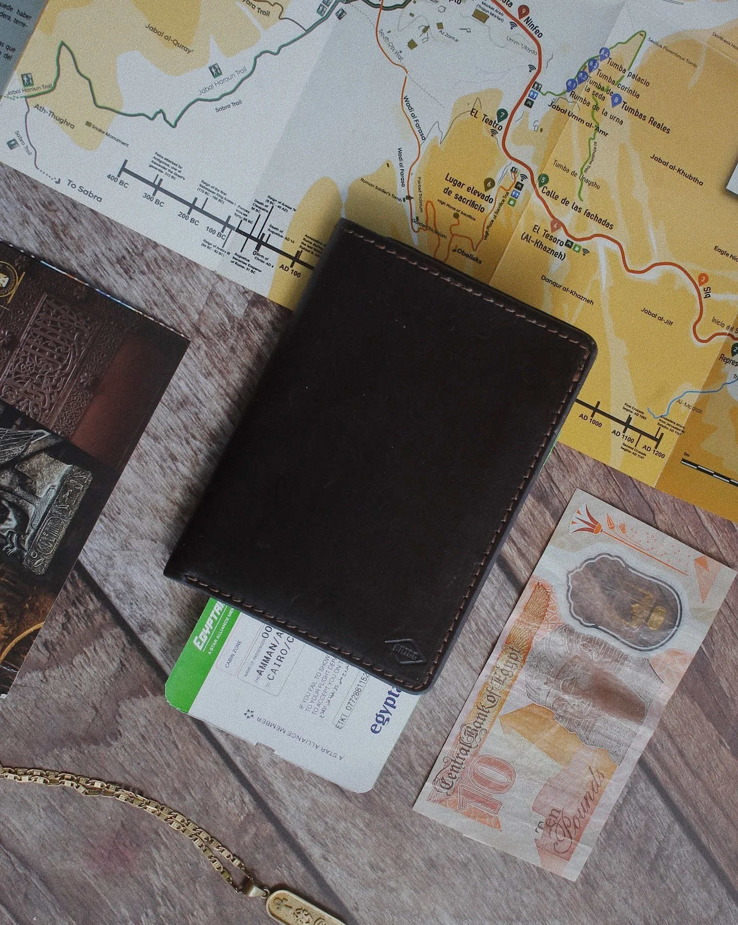 Made to travel with you.

The BRIGG Passport Wallet in Walnut is built for travel &mdash; straightforward, intentional, without excess. Made in the U.S.A. the old-fashioned way using Vegetable Tanned Bridle Leather, each piece evolves over time. The 