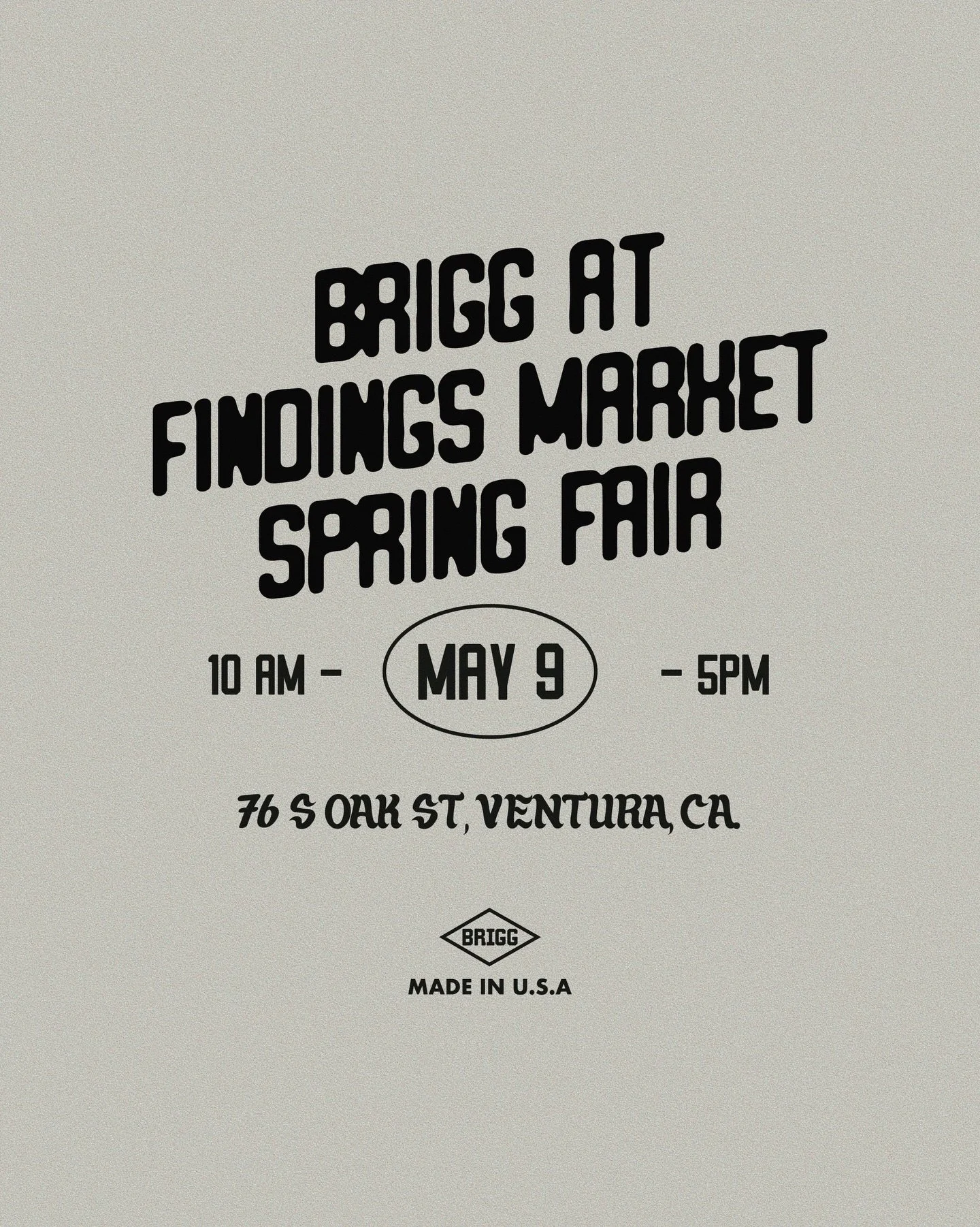 See you this Saturday at @findingsmarket 

May 9
10 AM &mdash; 5 PM
Ventura CA.

Our pieces will be at the market, ready to be seen, held, and taken home.
Stop by, take a look, and pick your favorite.

#leathergoods #madeintheusa #americanmade
#leath