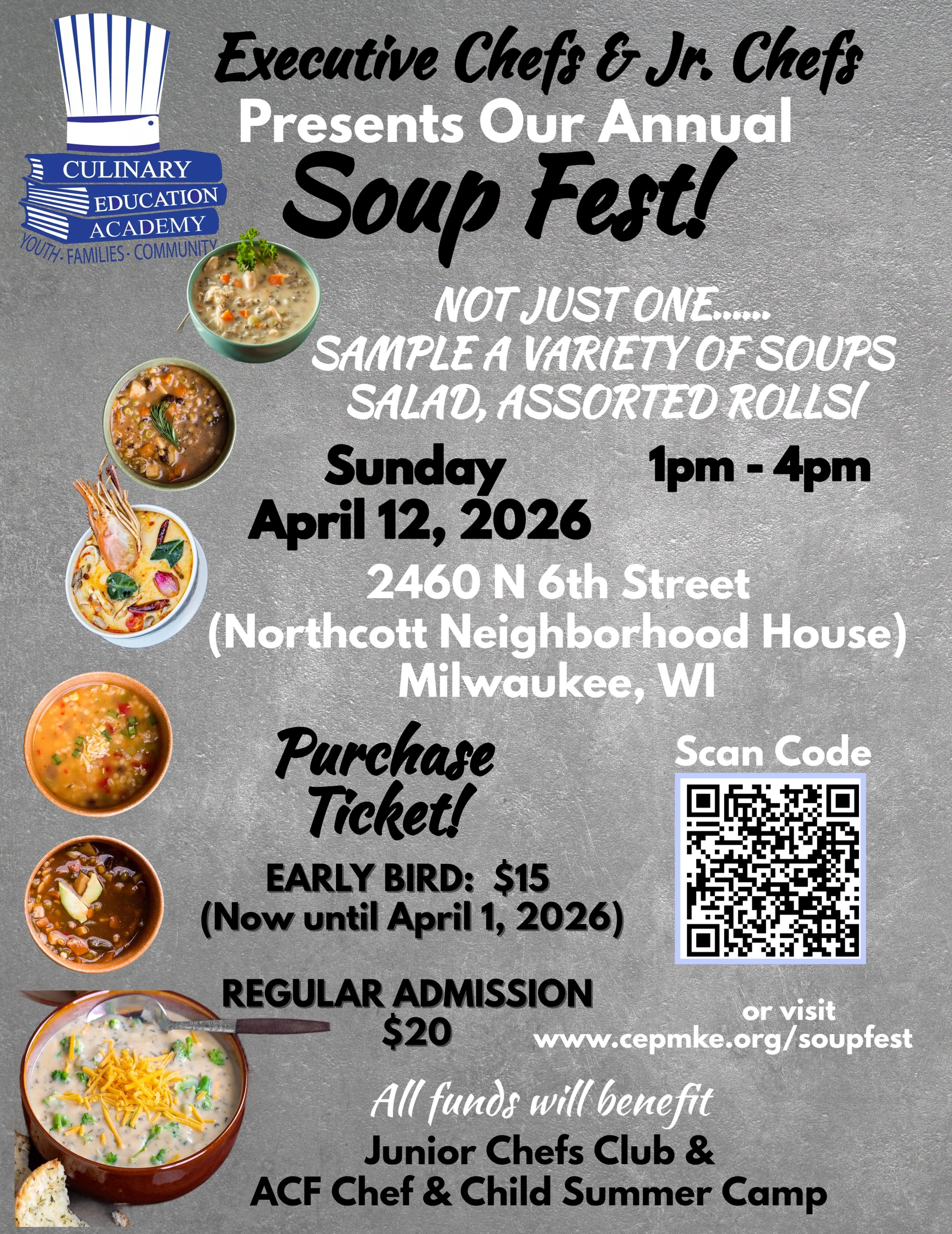 Jr. Chef Club - Soup Fest Fundraiser Admission