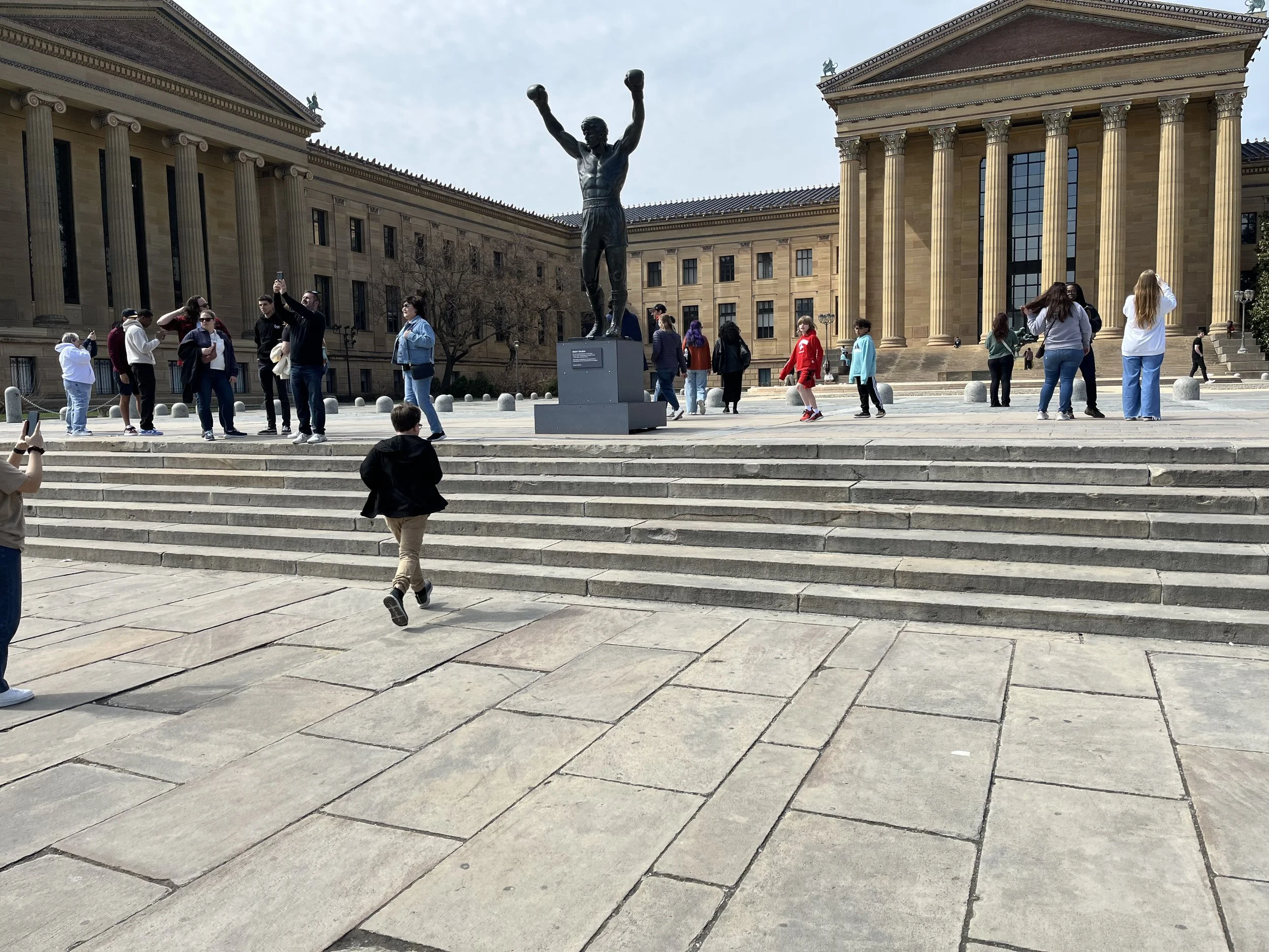 Surprisingly, Real Rocky Statue Is Still Standing At Art Museum