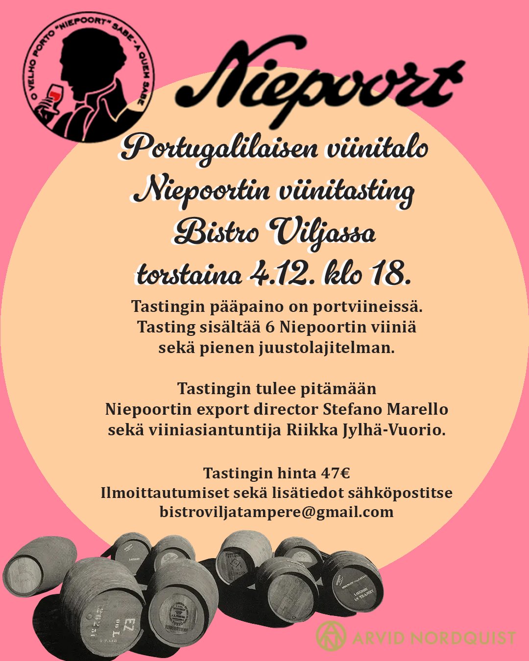 Niepoort viinitasting