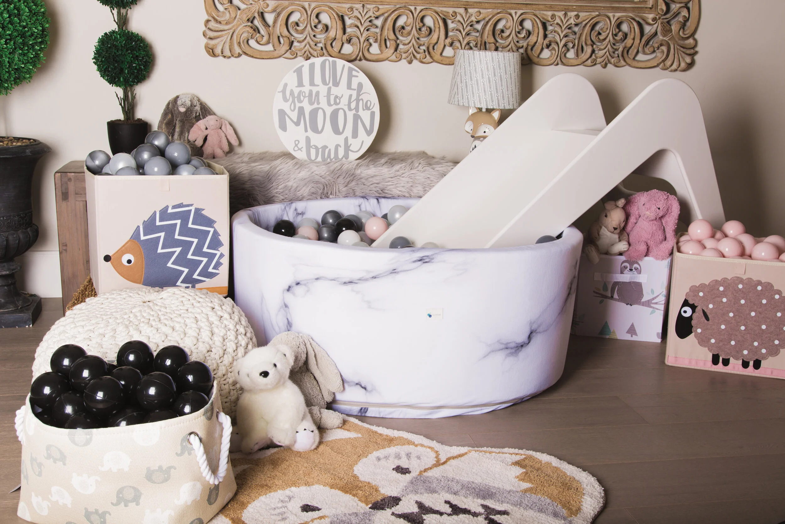 Luxury Collection - Marble Ball Pit + White Slide.jpg