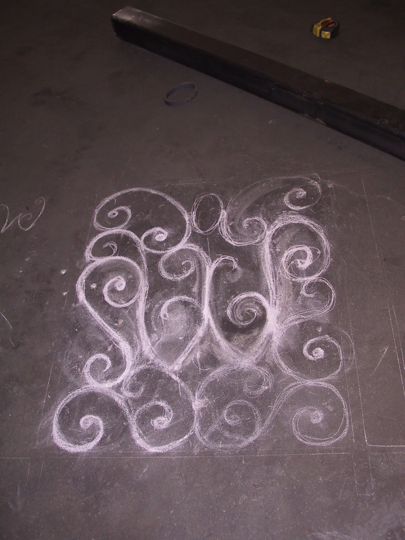  wrought iron process on site at the fabricators 