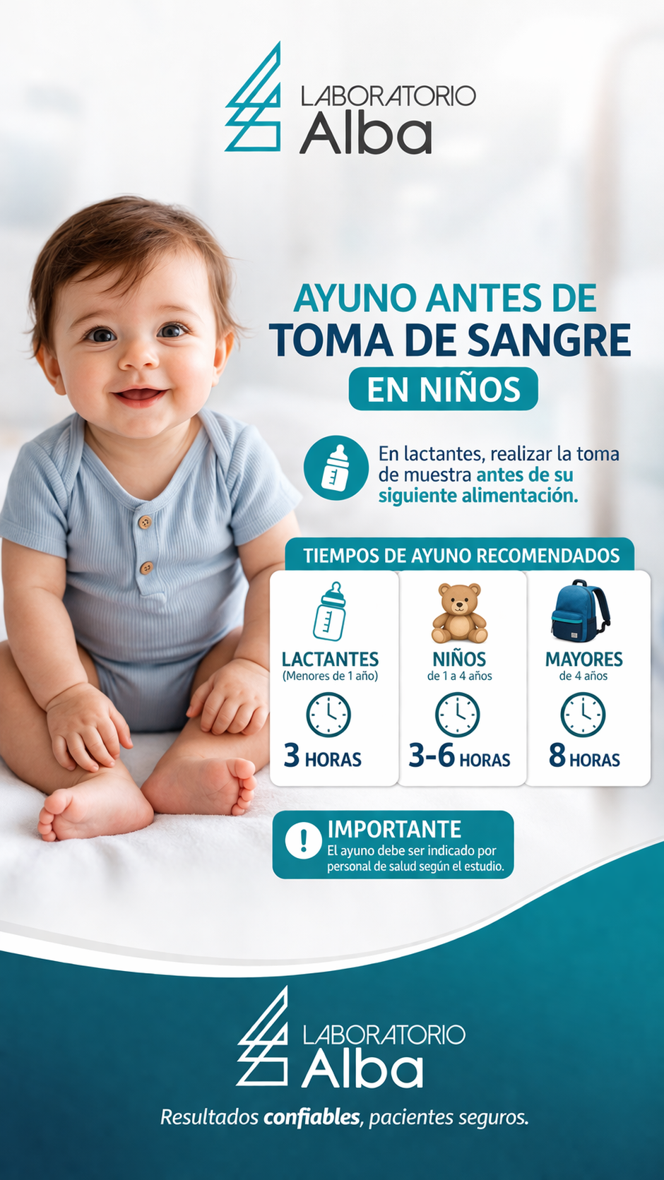 Toma de muestra en bebés