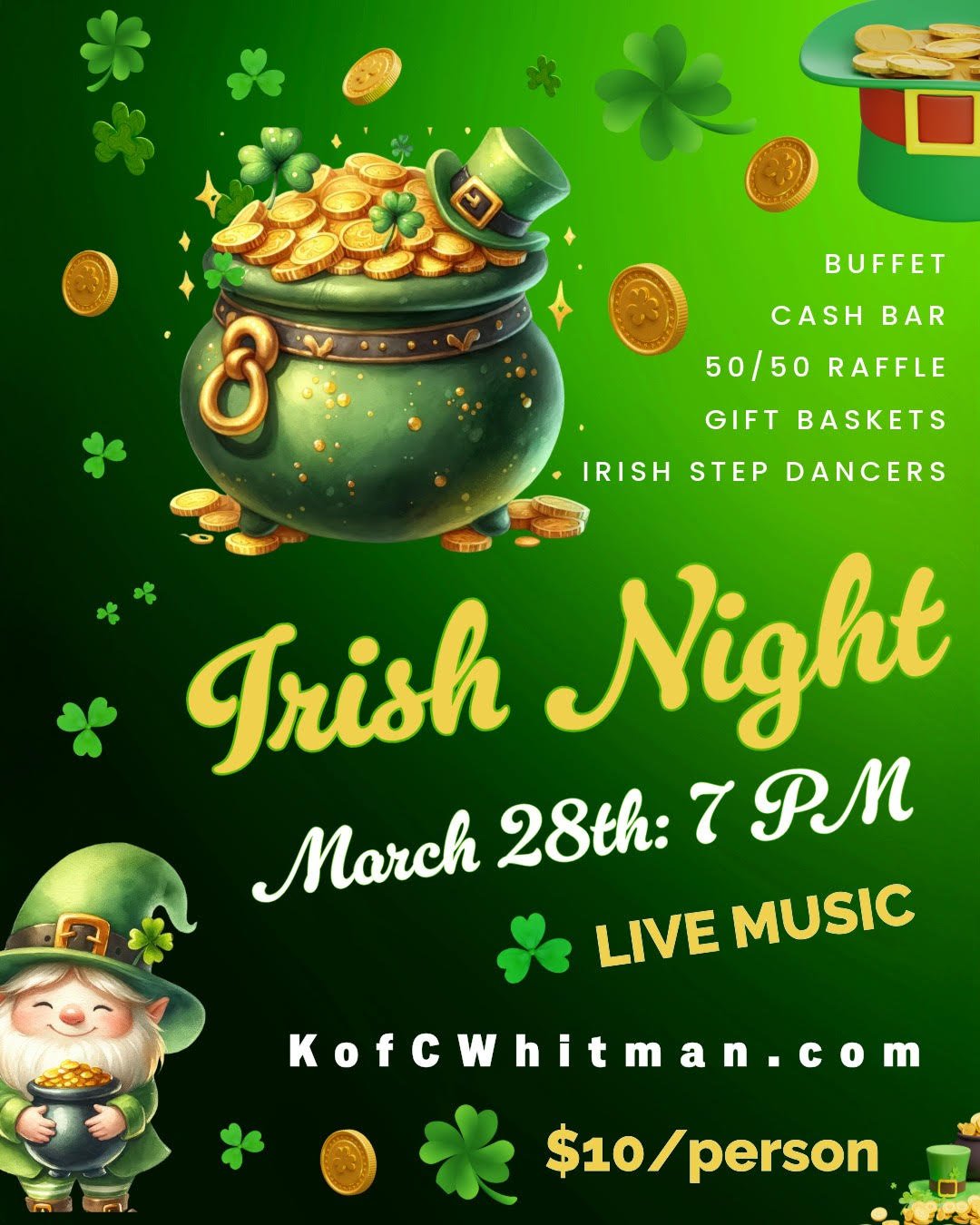 Irish Night Tickets