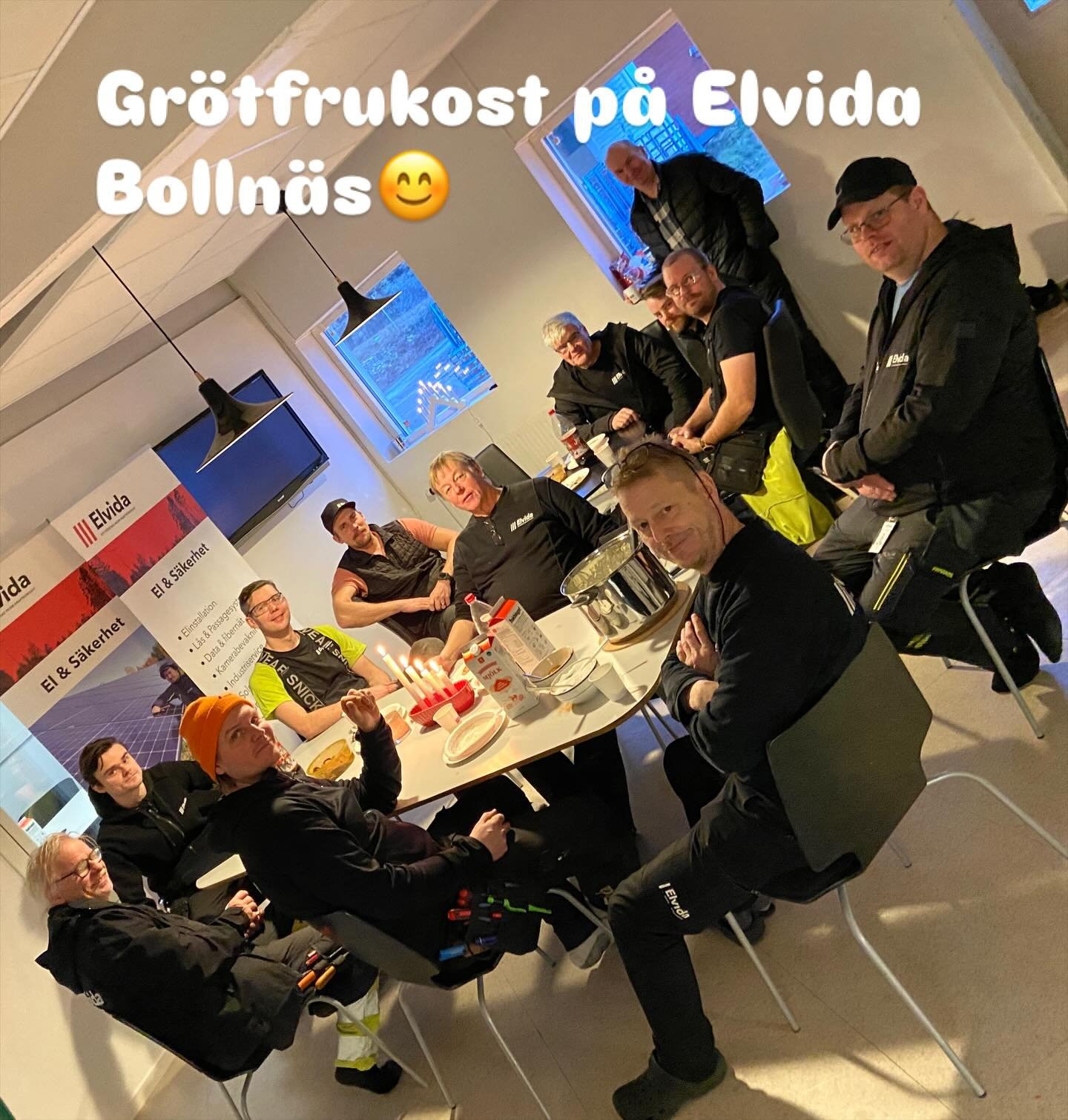 Under veckan hade vi gr&ouml;tfrukost i Bolln&auml;s, Edsbyn och Hudiksvall.
Trevlig stund med h&auml;rlig personal 👌😊. Ha en sk&ouml;n helg allihopa.