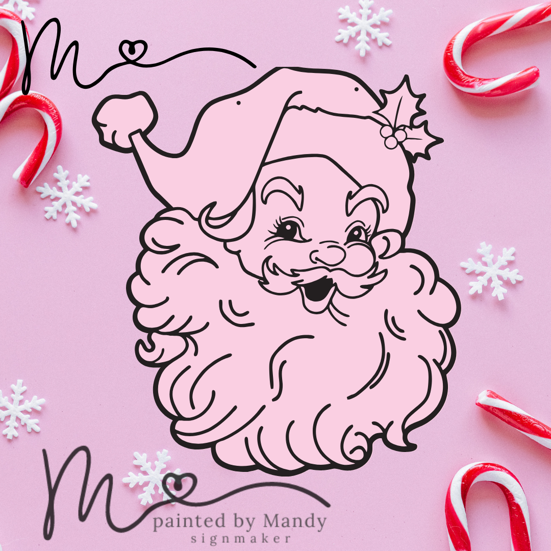 svg file - vintage santa