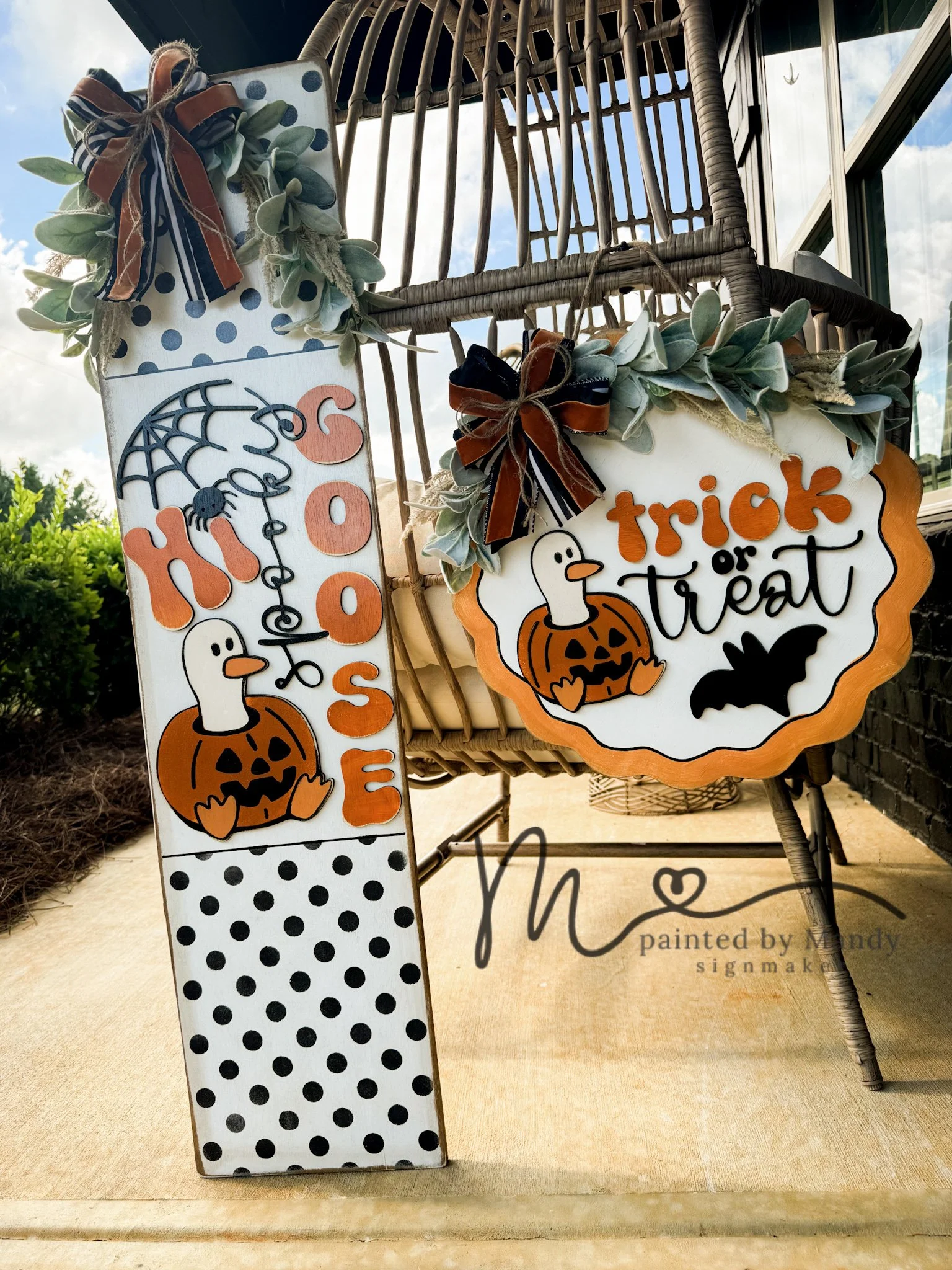 READY TO SHIP - SPOOKY GOOSE SET