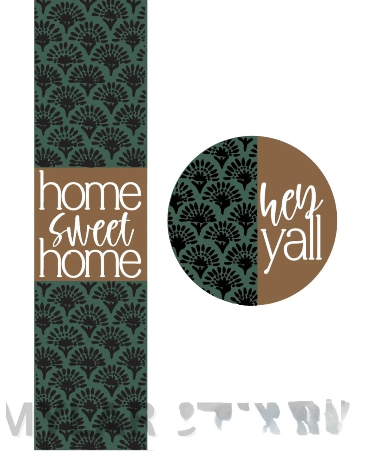 svg file - Boho Floral Bundle - digital download