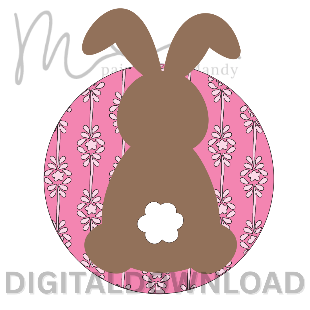 svg file - Shabby Chic Bunny
