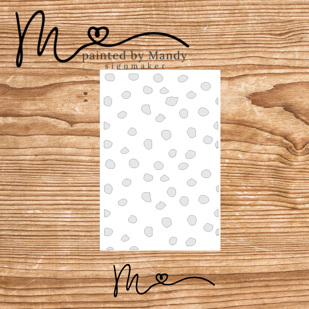 SVG FILE - Fawn Print Pattern