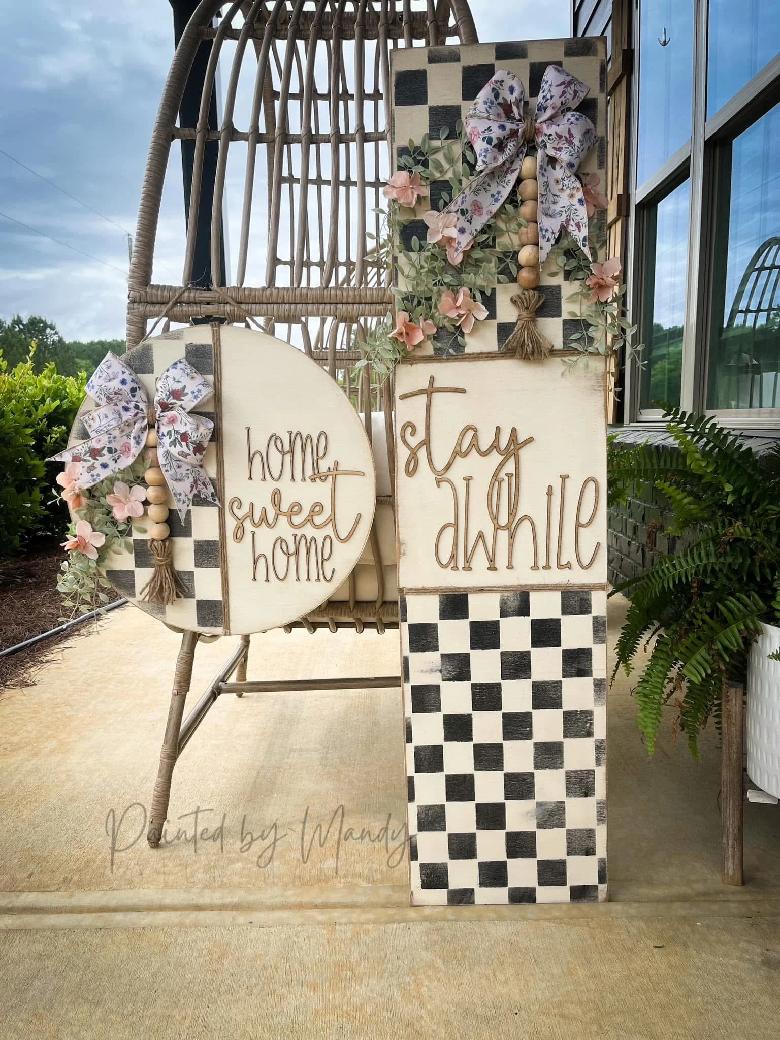 Ready to ship - Checkered Spring Set