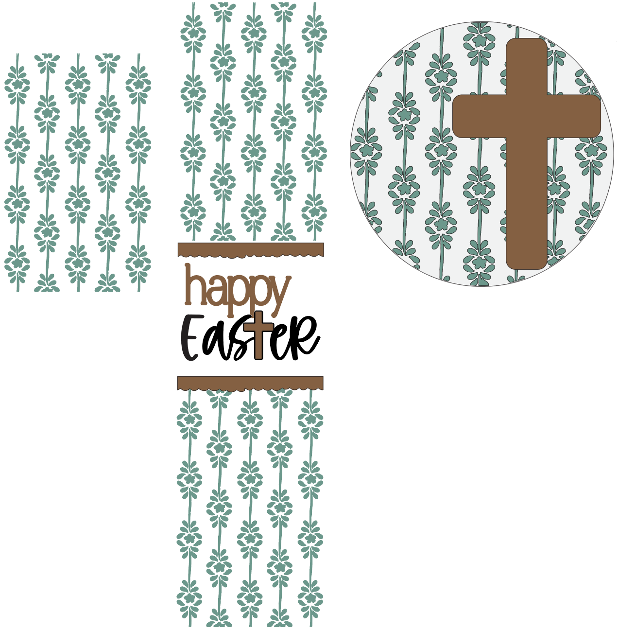 svg file - Cross Easter Set - digital download