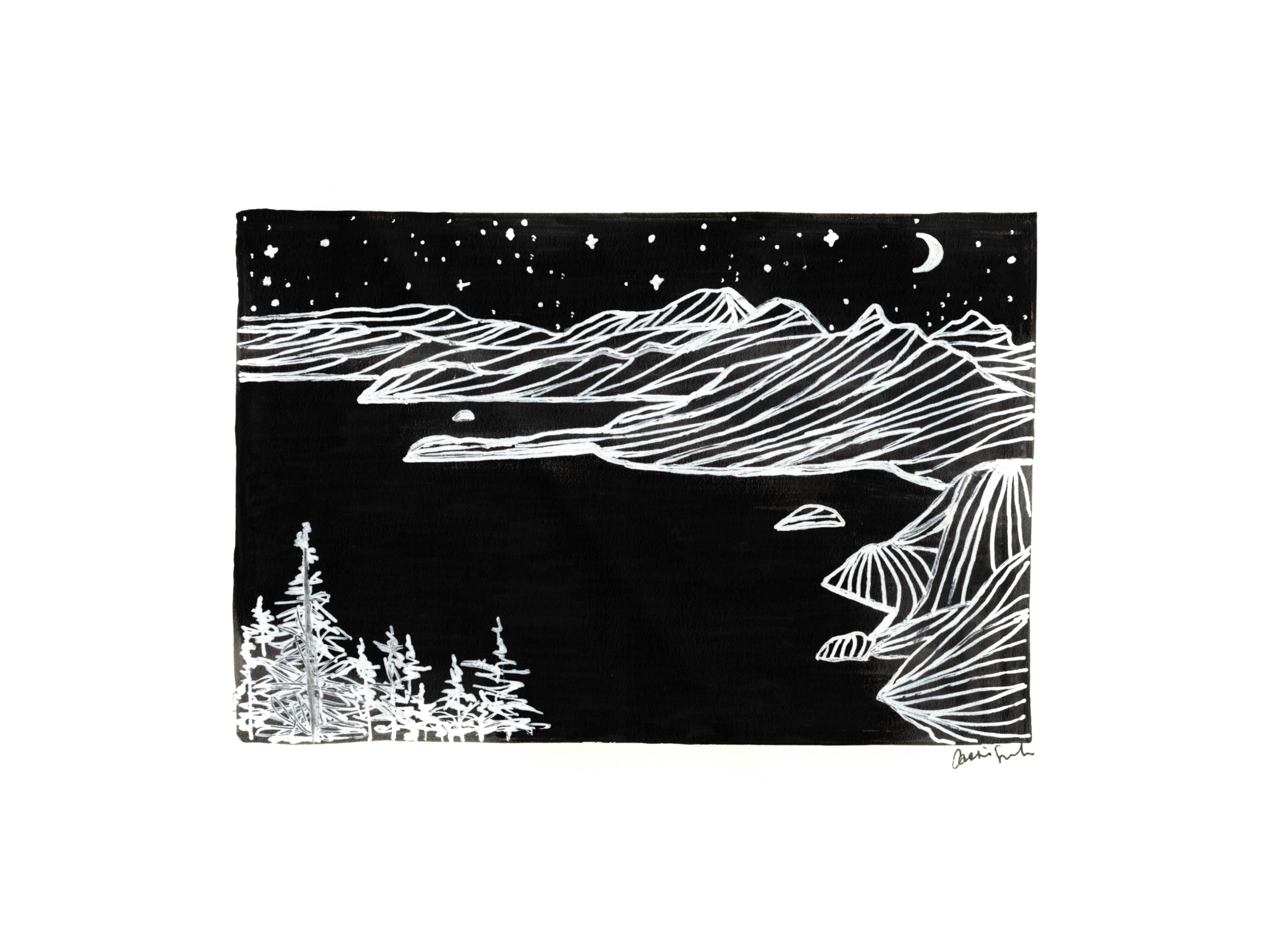 Howe Sound at Night
