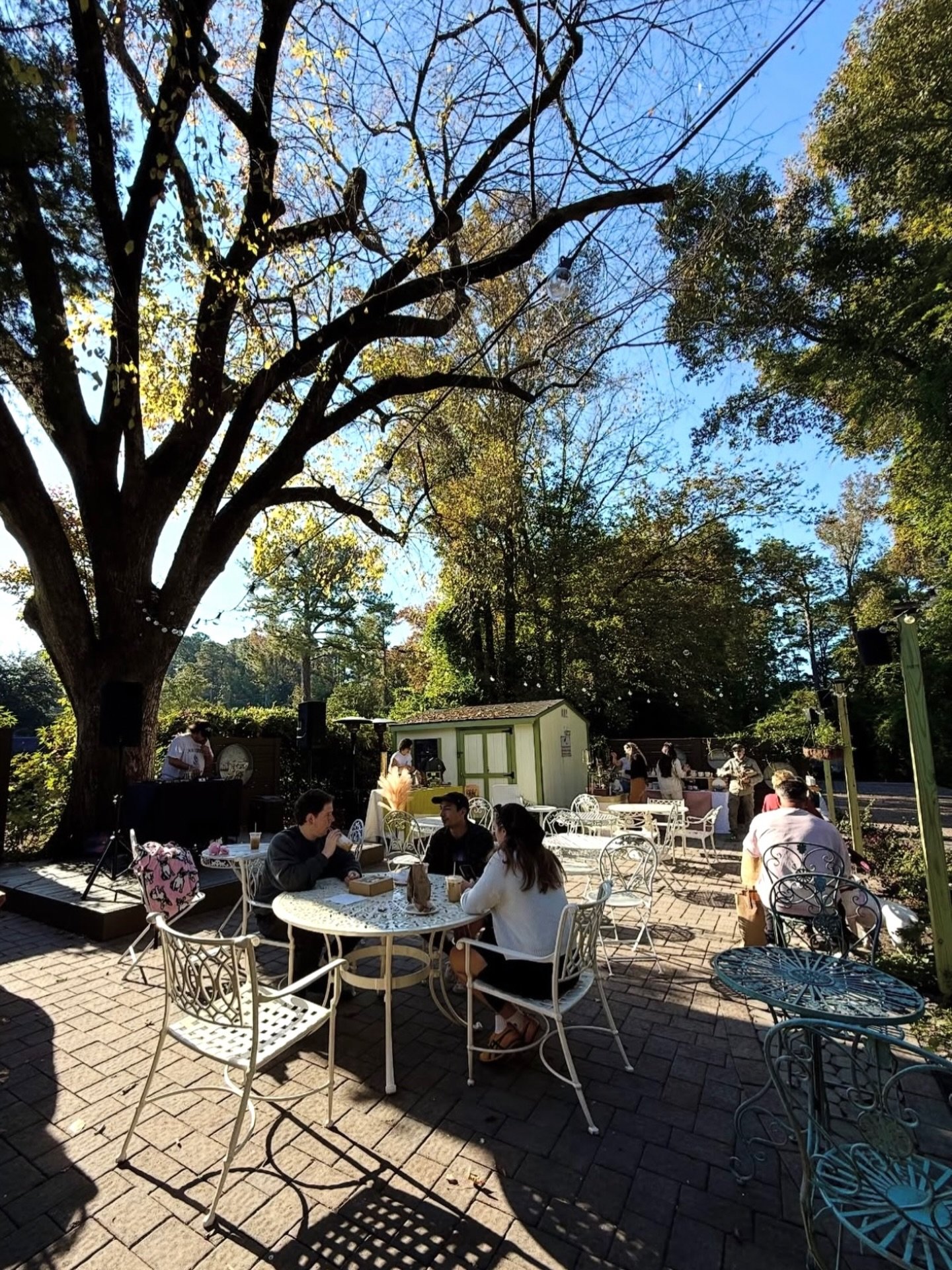 It&rsquo;s a beautiful day for Sunday patio hangs! Come snag some pastries and a new Spring drink! 🌼