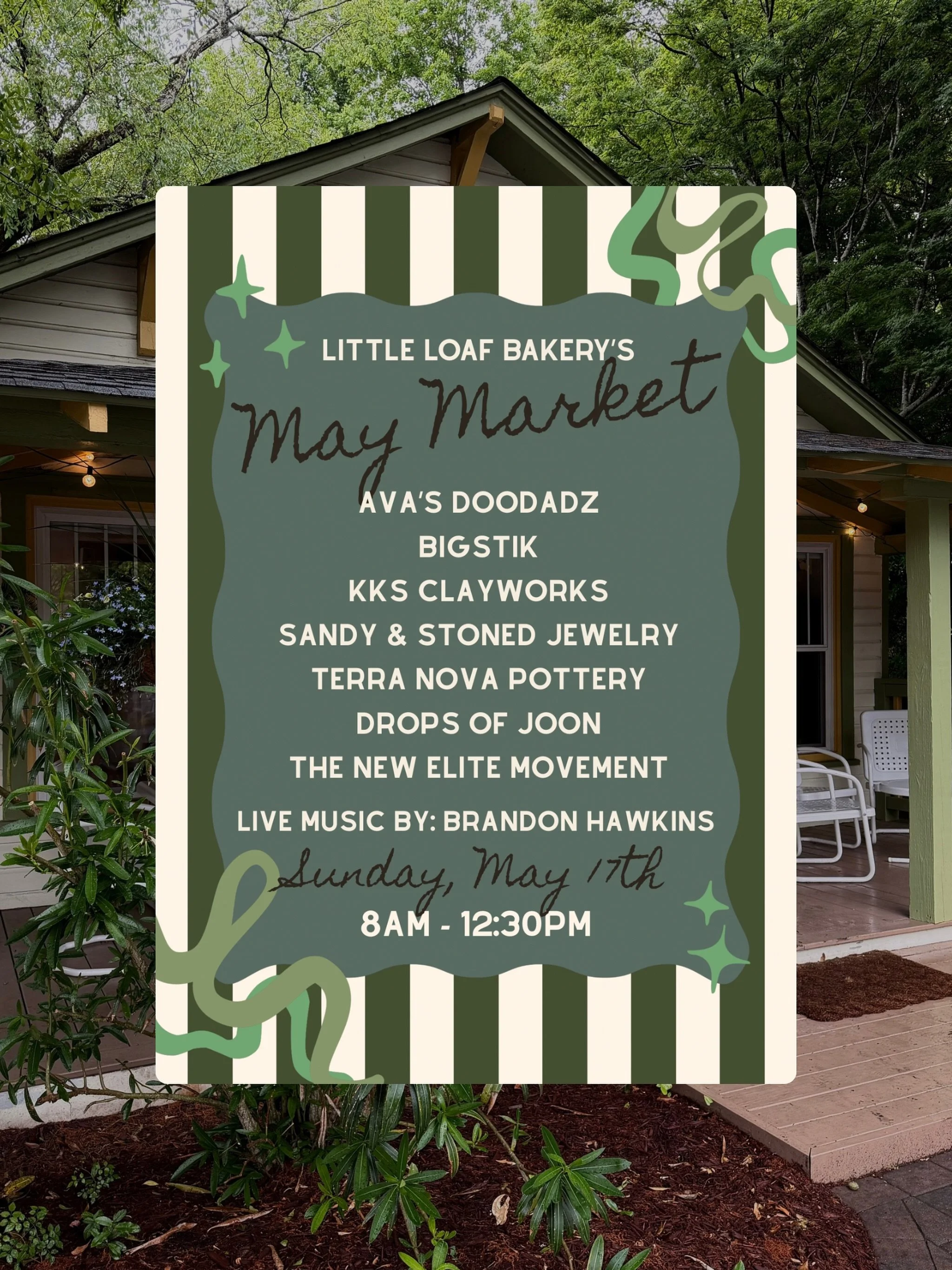 If you saw this post earlier&hellip; no you didn&rsquo;t! We had some tweaks and additions to our vendor line-up for Sunday&rsquo;s market.

With that said, the weather for Sunday is looking gorgeee! ☀️

We&rsquo;ll be hosting our May Market this Sun